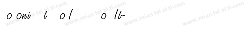 Bodoni SvtyTwo ITC TT BoldIt字体转换
